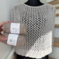 P&G Sommerbluse med hulmønster strikkekit