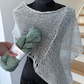 P&G Sommer poncho i hør strikkekit