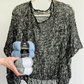 P&G Meleret oversize bluse strikkekit
