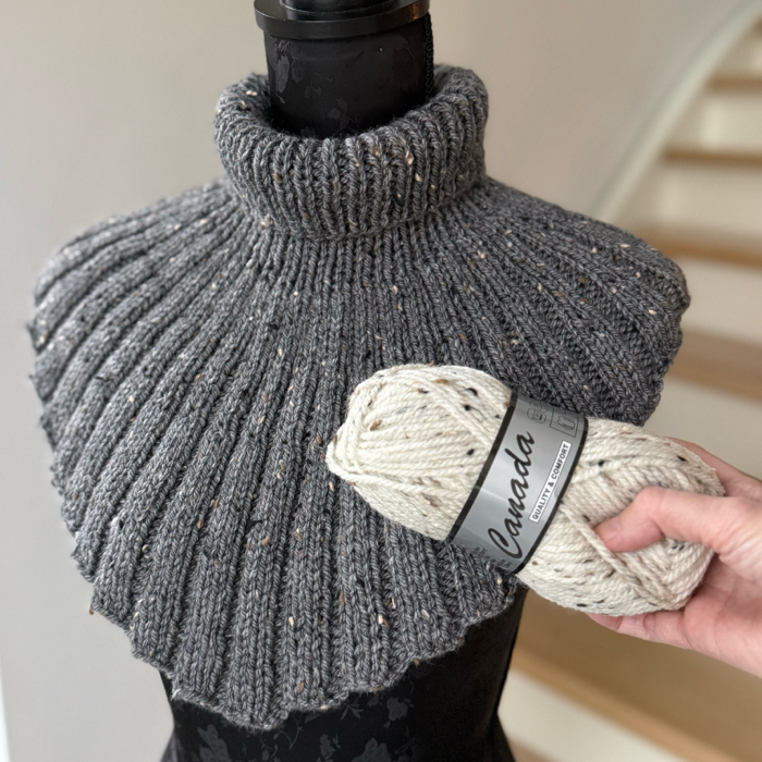 P&G Tweed halsedisse strikkekit