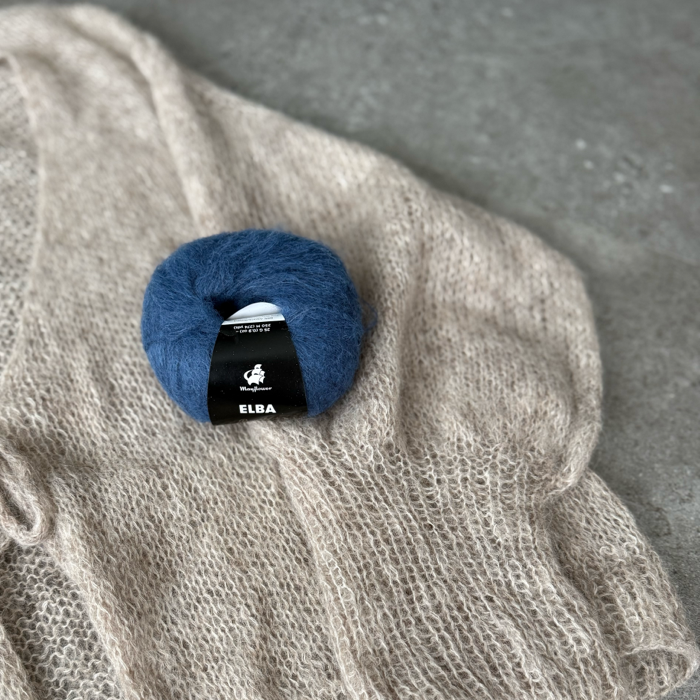 P&G Let cardigan med sløjfe strikkekit