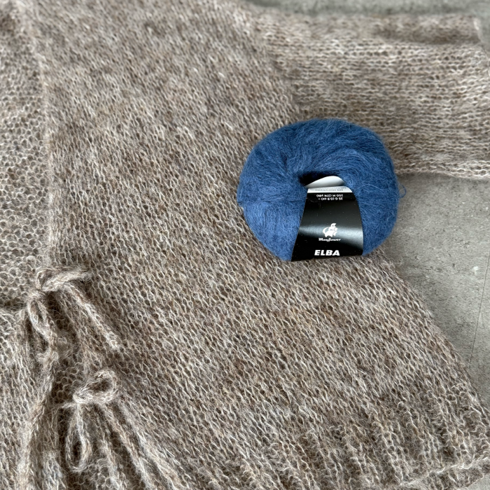 P&G Kortærmet cardigan med sløjfer strikkekit