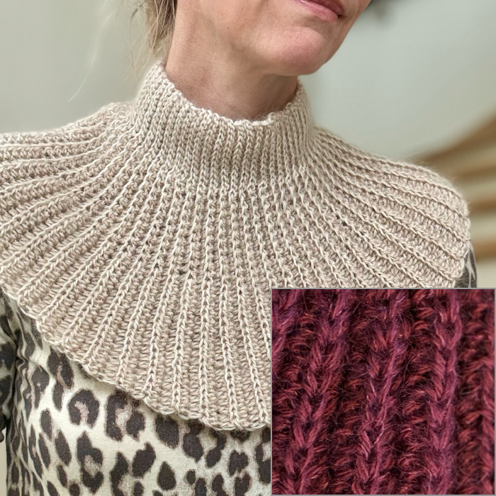 P&G Hæklet mohair halsedisse hæklekit