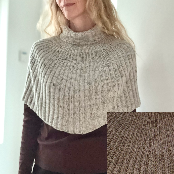 P&G Tweed poncho strikkekit