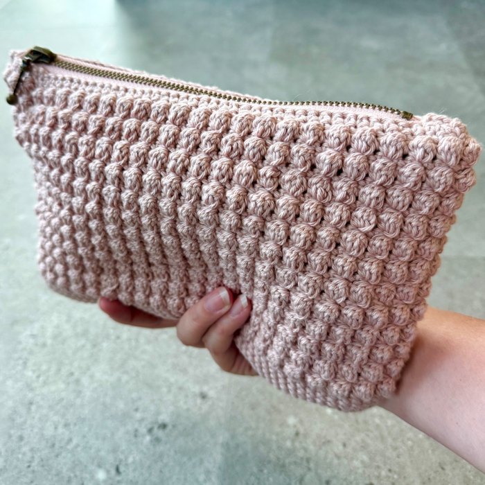P&G Boble clutch hæklekit